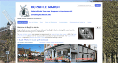 Desktop Screenshot of burghlemarsh.info