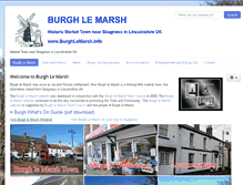 Tablet Screenshot of burghlemarsh.info